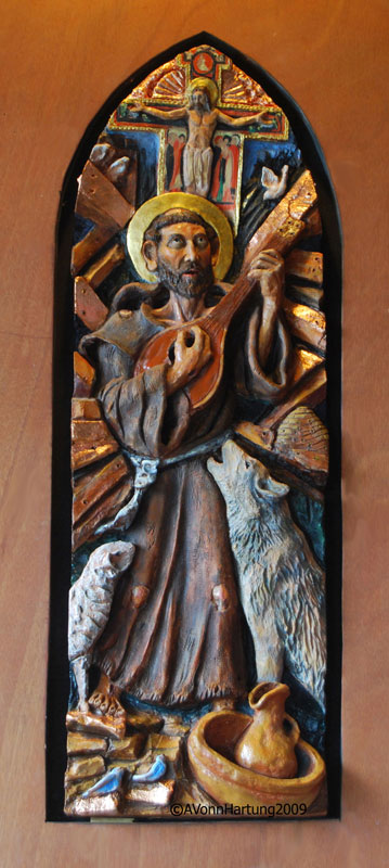 St.Francis lived in the Holy Spirit