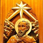 St. Paul high relief wood sculpture by AVonnHartung for St. Paul's Catholic Church (Pensacola, Florida)