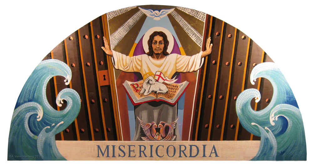 Cristo Abriendo Las Puertas de Misericordia_AVonnHartung