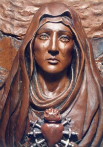 Our Lady of Sorrows closeup_woodcarving by avonnhartung