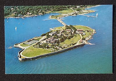 Aerial view of Enders Island, Mystic, Connecticut