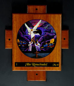 Painting "He has been raised!"_1st Station of the Resurrection by avonnhartung