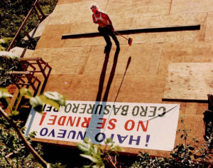 Peace in the Valley—a banner to save the farm Finca Elena