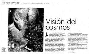 Press release for A.Vonn Hartung art exhibit, 2021 Visión: Paisajes de Nuestra Tierra, inaugurating Centro Bellas Artes Alejandro Cruz Ortiz, Guaynabo, Puerto Rico, 1998.