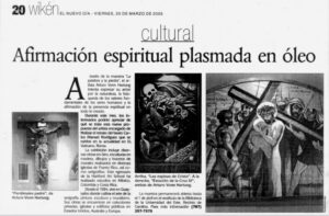 Press release for exhibit by A.Vonn Hartung at Universidad del Este, Carolina, Puerto Rico in 2005
